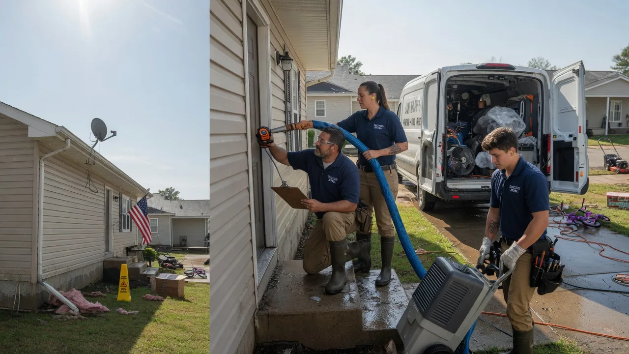 Ceiling Water Damage Restoration in Milesville, SD near me